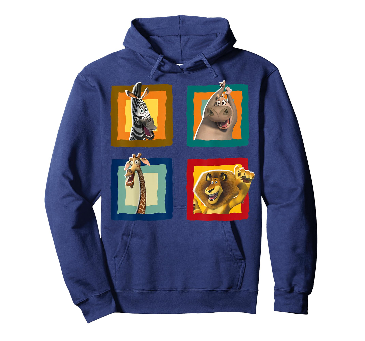 Madagascar Group Shot Quad Panel Poster T-Shirt