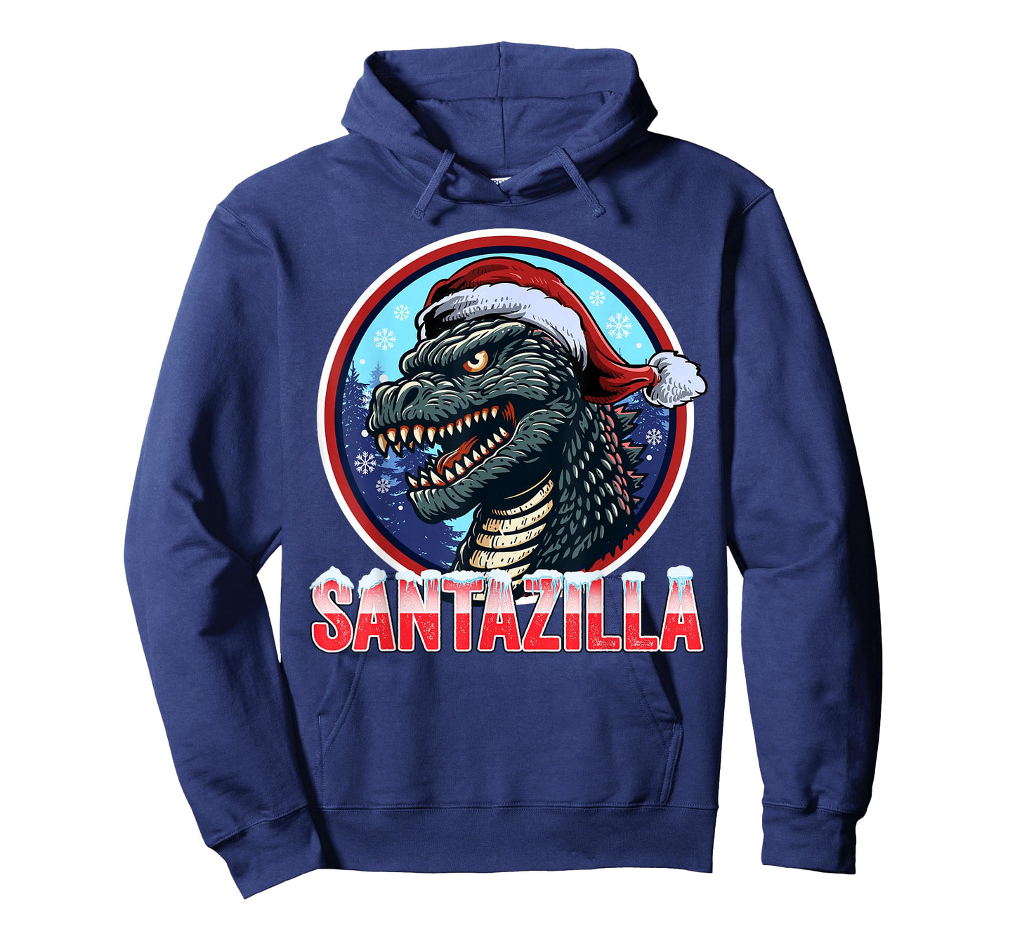 Kaiju Christmas Santazilla Japanese Monster Dinosaur Boy T-Shirt