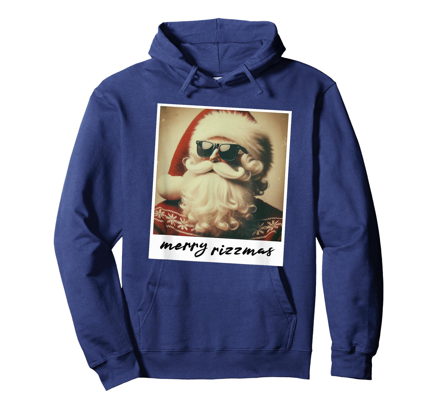 Vintage Santa Claus Teens Kids Boys Christmas Merry Rizzmas T-Shirt
