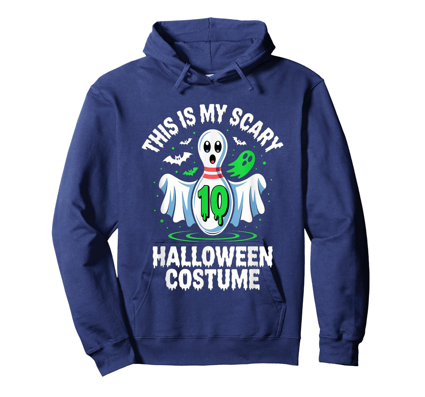 Funny Bowling Ghost This is My Scary Halloween Costume T-Shirt