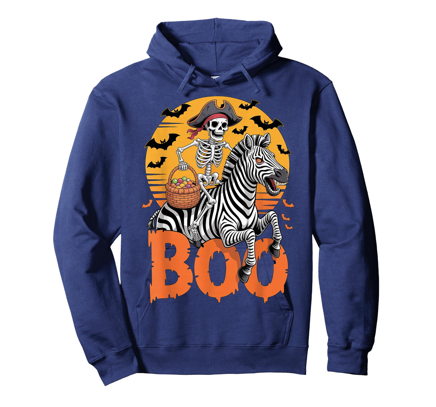 Spooky Zebra Costume on Boo Zebra Halloween T-Shirt