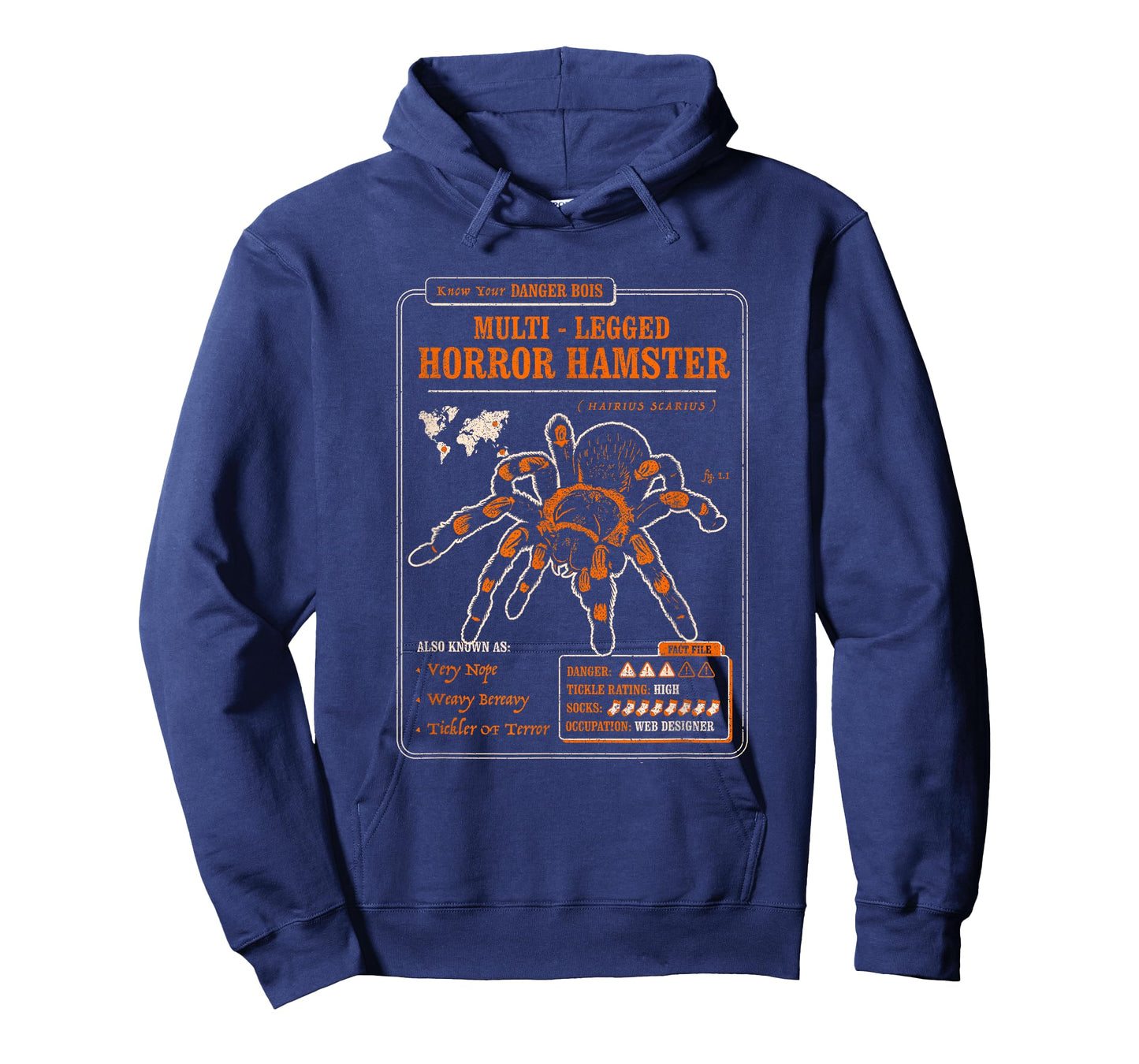 Know Your Multi Legged Horror Hamster (AKA Spider) Funny T-Shirt
