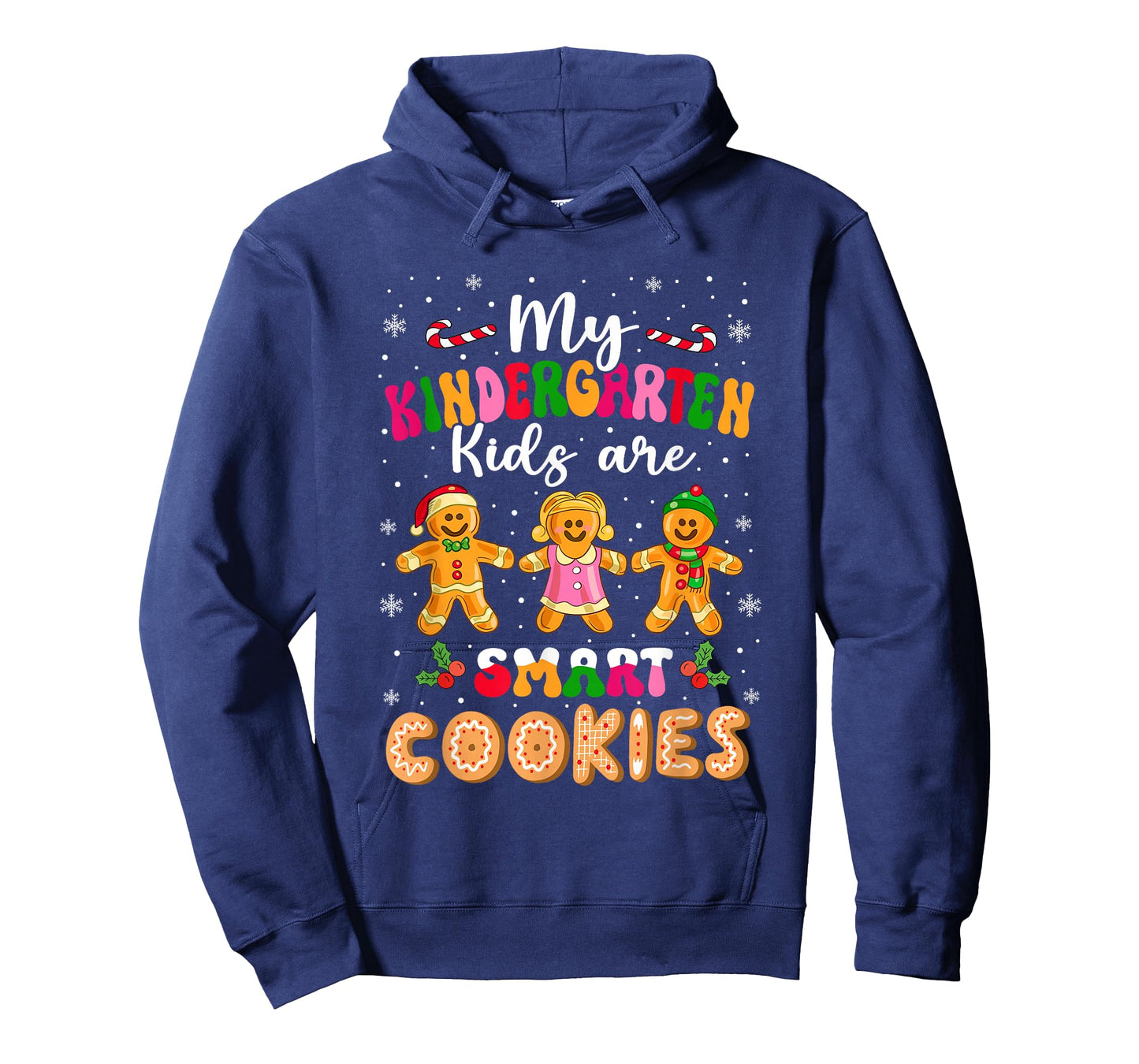 My Kindergarten Kids are Smart Cookies Teacher Christmas T-Shirt