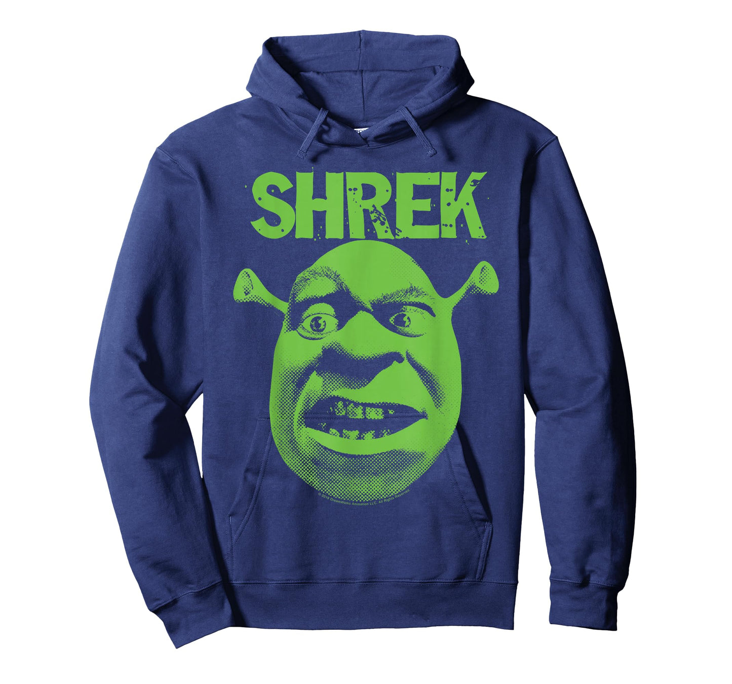 Shrek Grumpy Green Comic Art Face T-Shirt