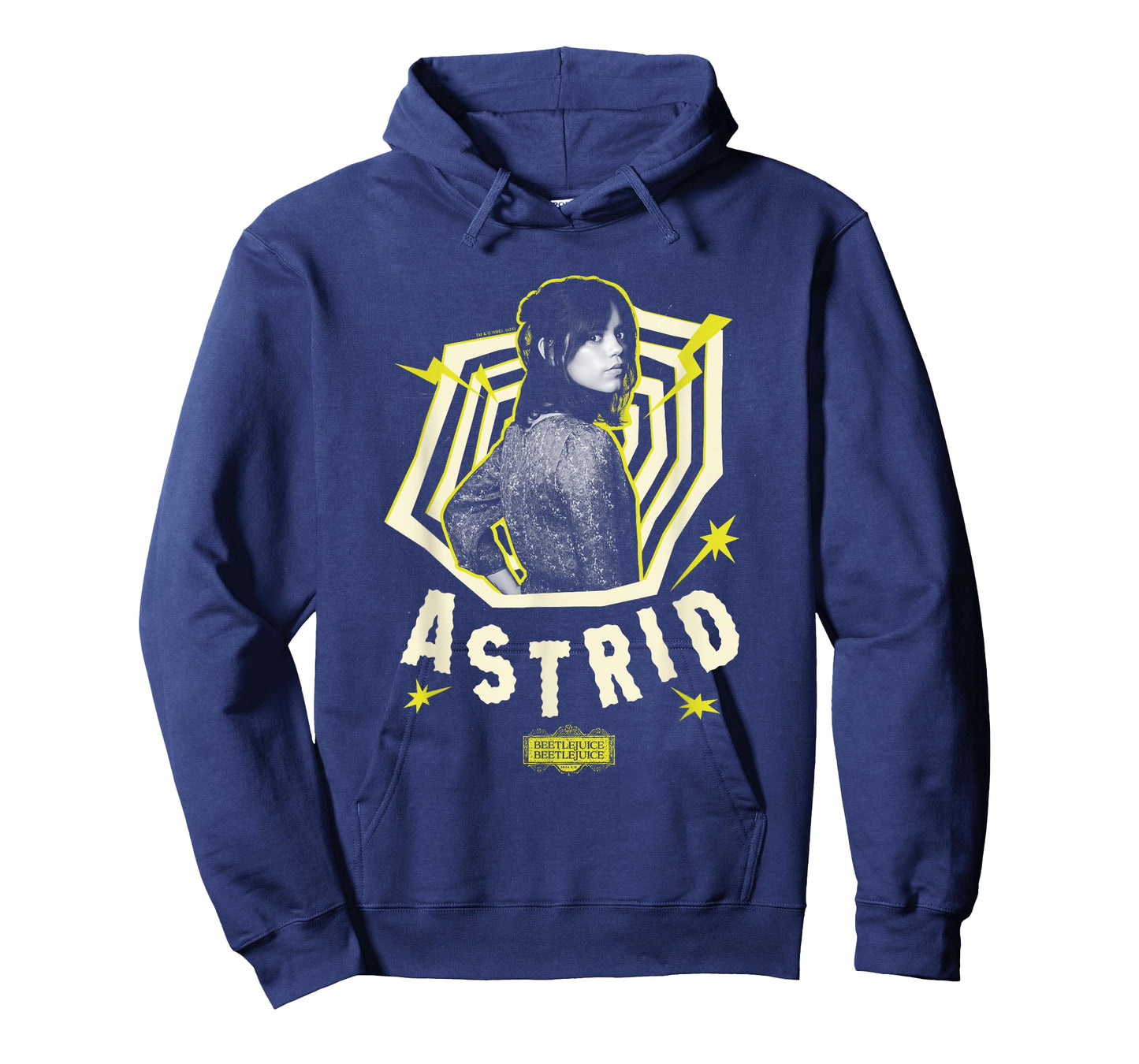 Beetlejuice Astrid Deetz Yellow Spiral Beetlejuice 2 T-Shirt