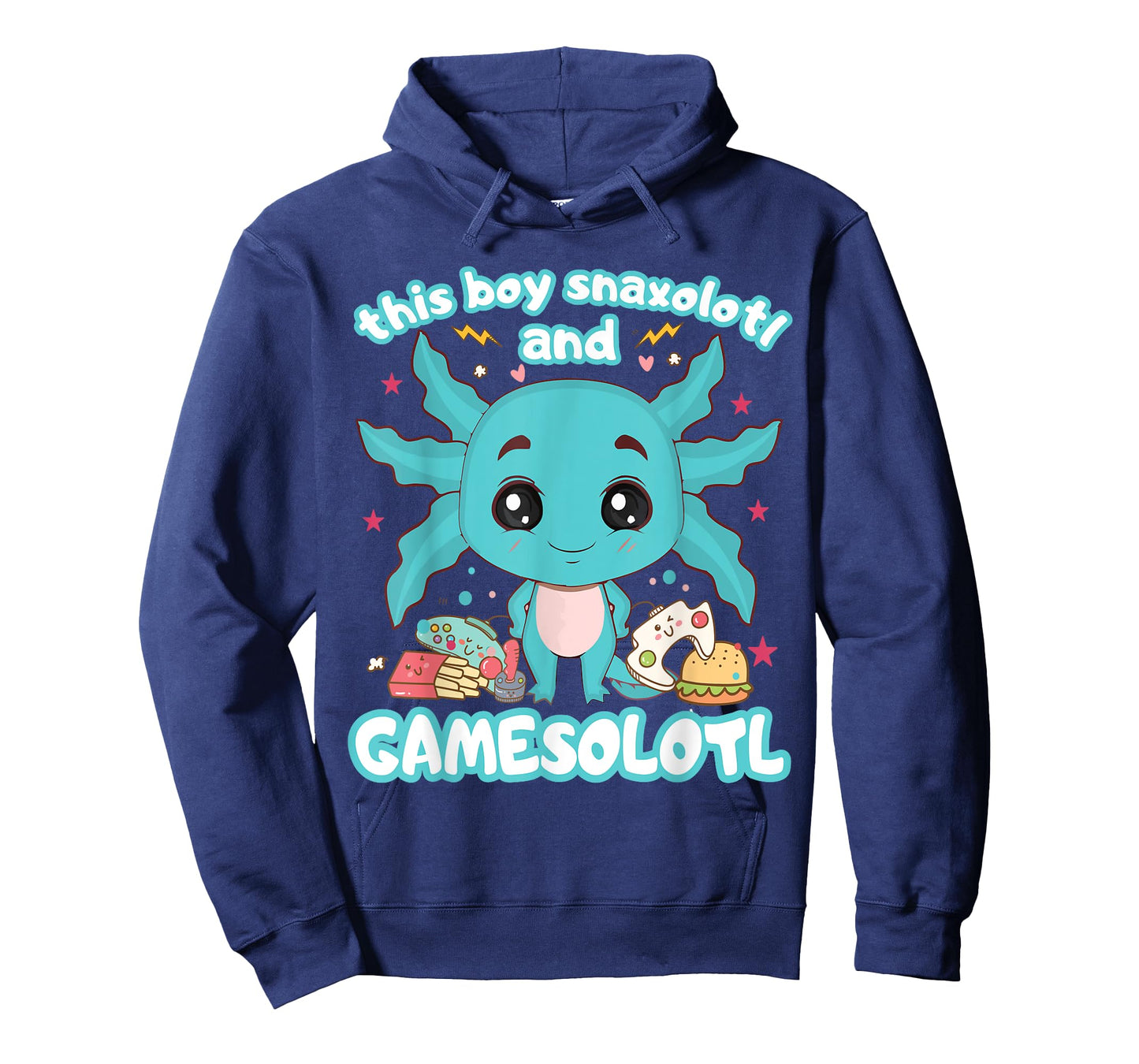 Gamesolotl Gamer Axolotl Gamer Boy Snaxolotl Gamesolotl T-Shirt