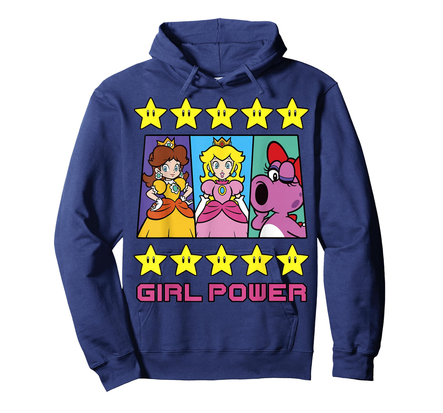 Super Mario Daisy Peach Birdo Girl Power Poster T-Shirt