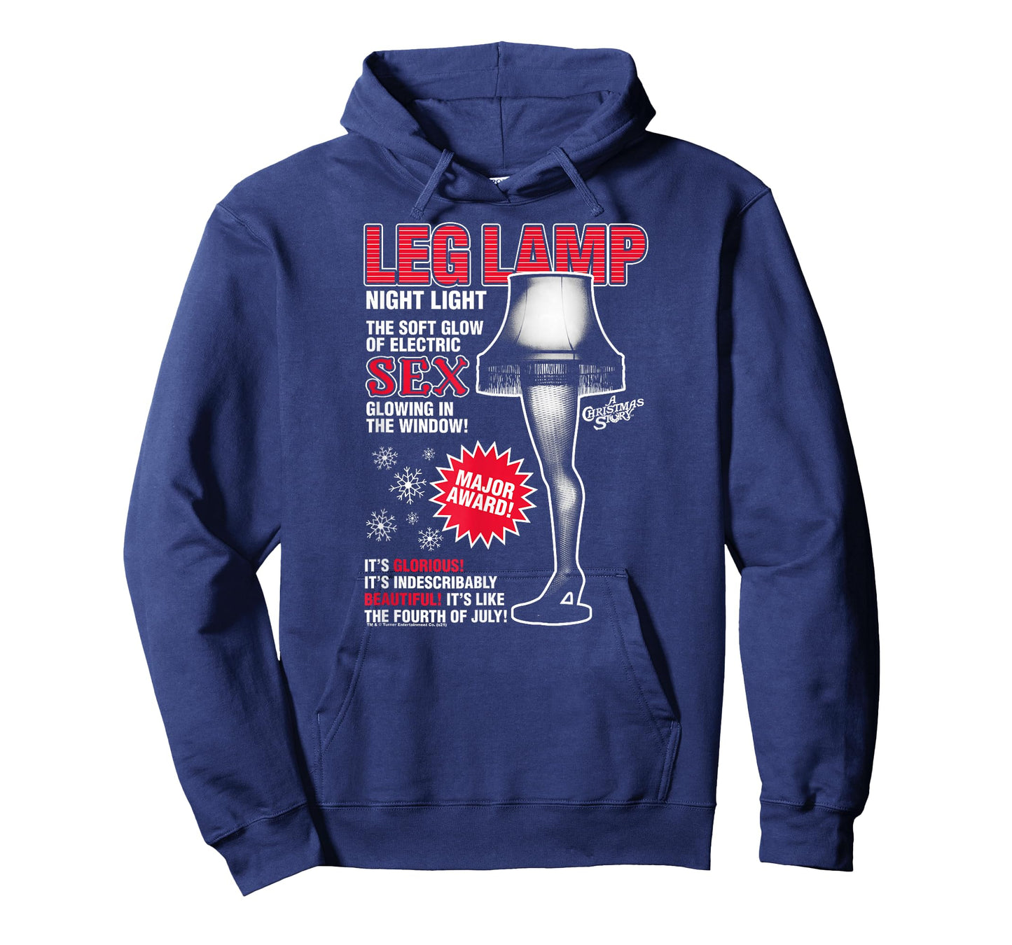 A Christmas Story Leg Lamp Vintage Ad Funny Holiday T-Shirt