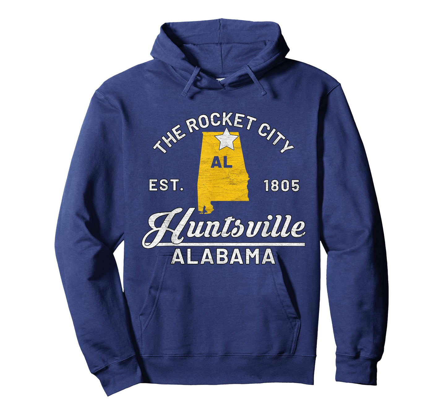 Huntsville Alabama Al Vintage The Rocket City Souvenir Gift T-Shirt