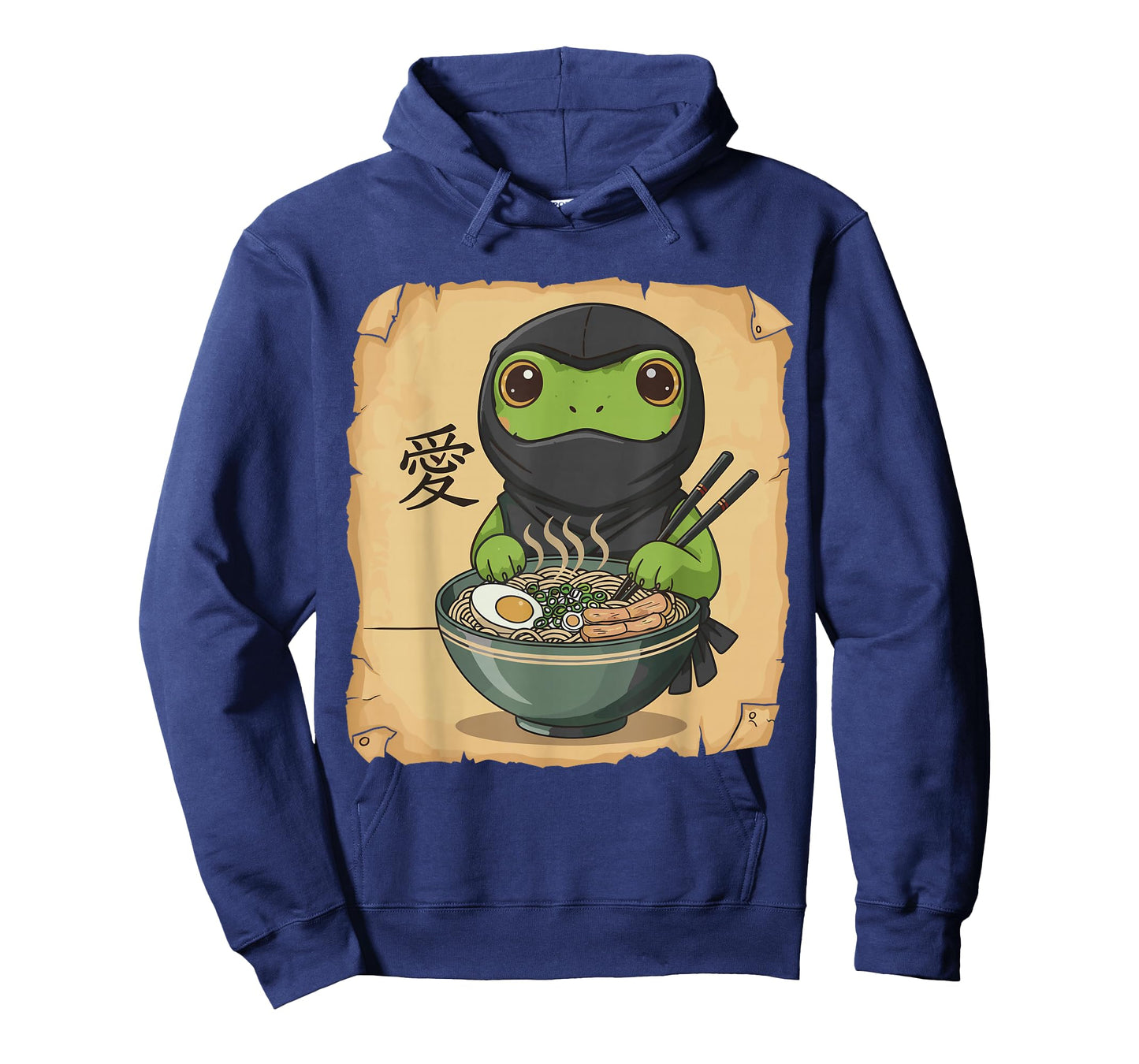 Ramen Ninja Frog Noodle Kawaii Lover Japanese Funny Graphic T-Shirt