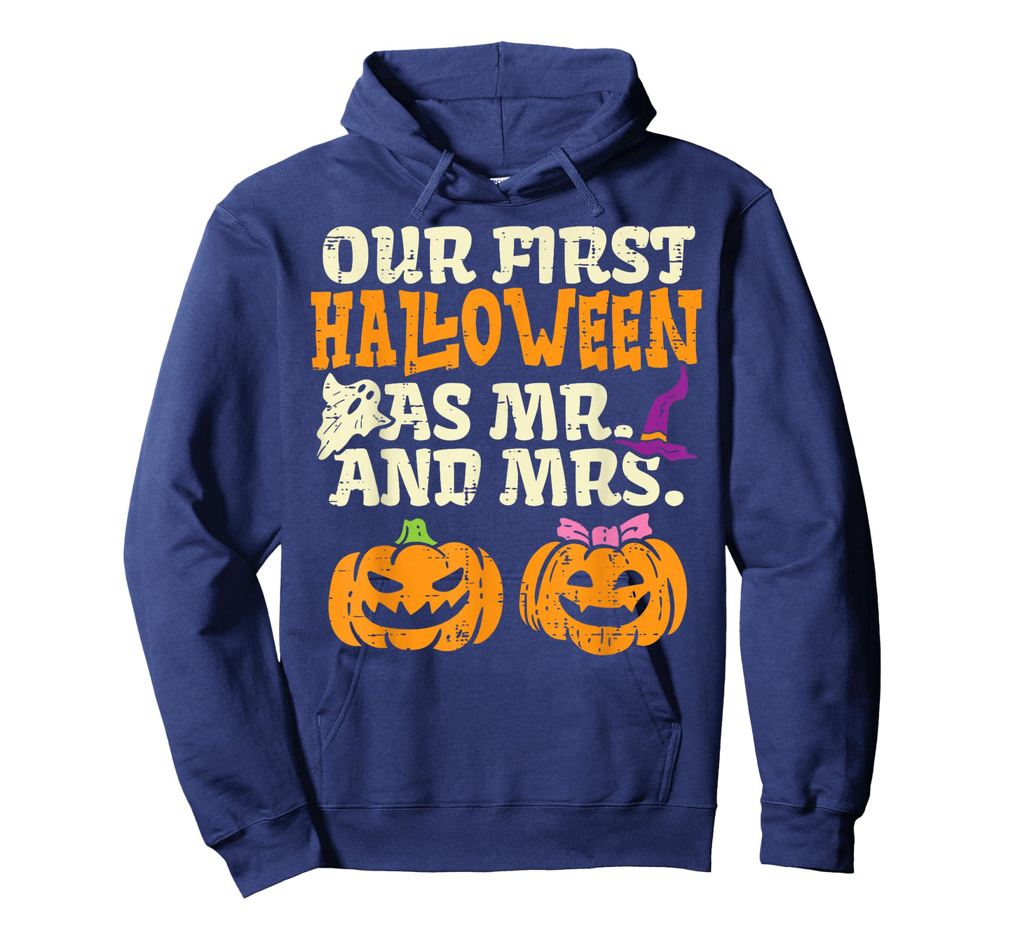 Our First Halloween As Mr And Mrs Halloween Couples Engaged T-Shirt