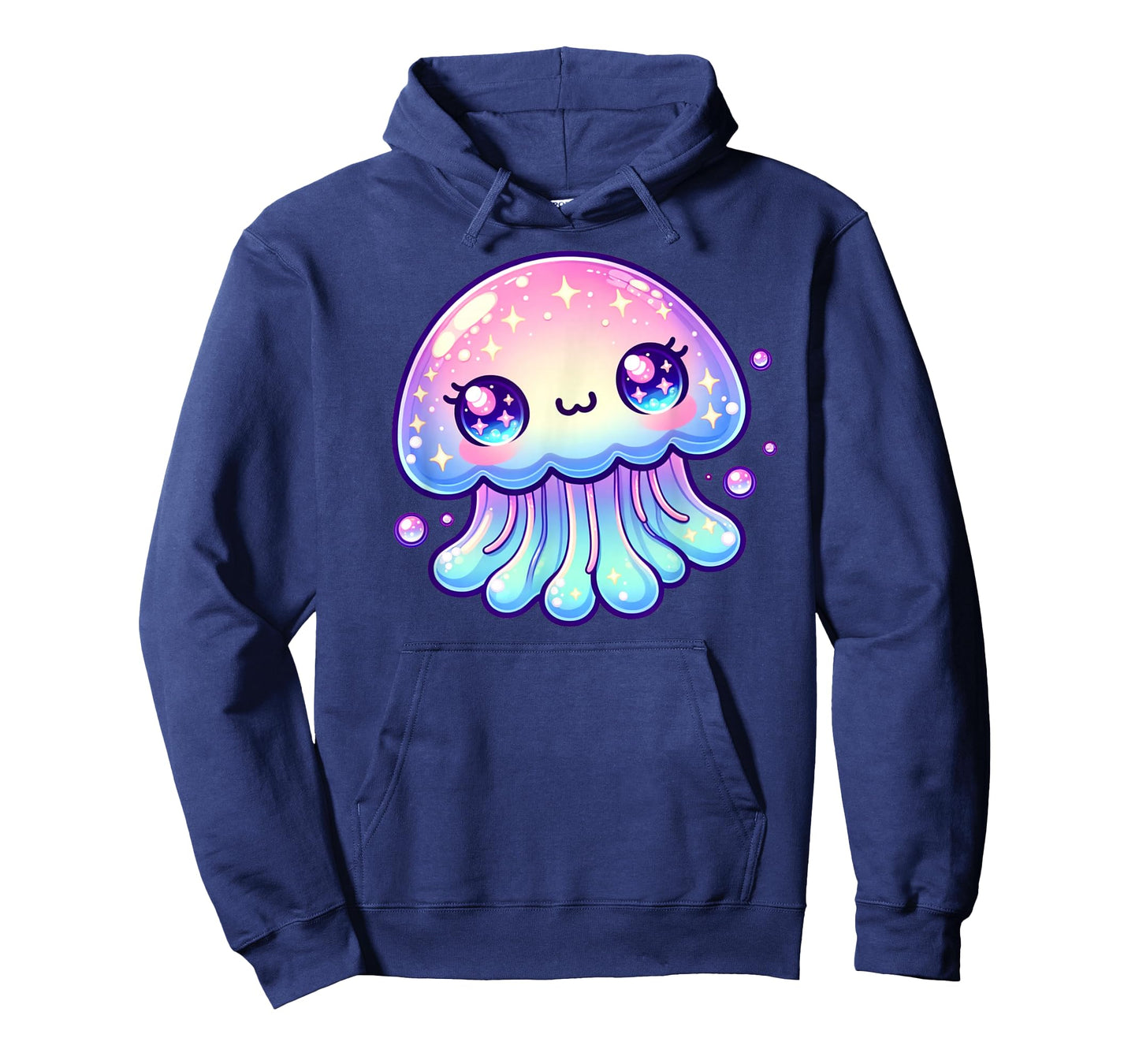 Cute Kawaii Jellyfish Anime Fun Blue Pink Sea Critter T-Shirt