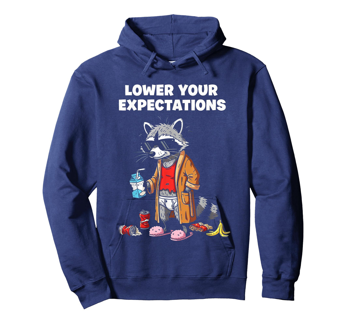 Lower Your Expectations Funny Cartoon Sarcasm T-Shirt