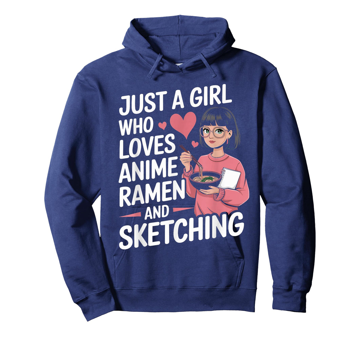 Just A Girl Who Loves Anime Ramen And Sketching T-Shirt