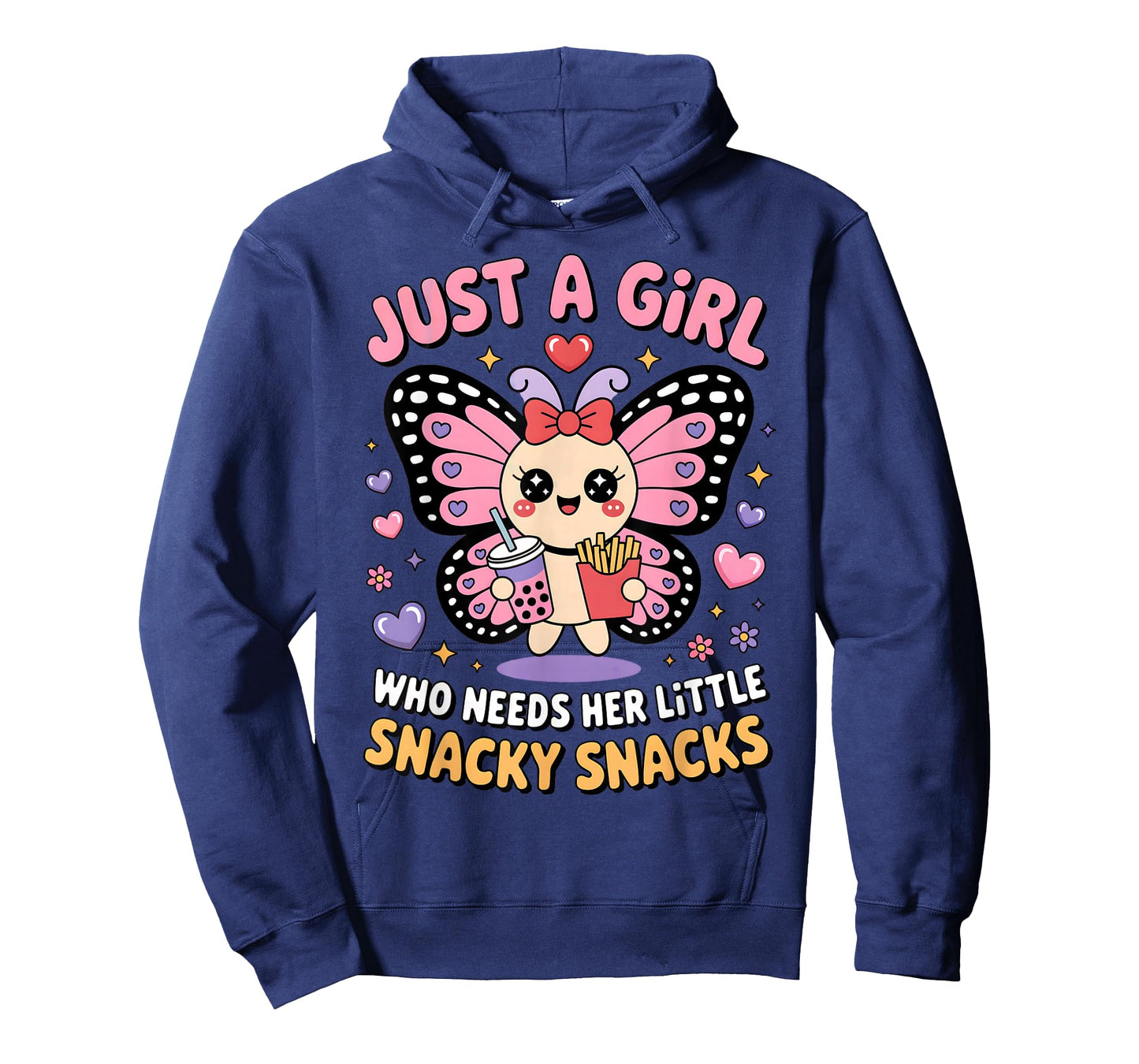 Just A Girl Who Needs Her Little Snacky Snacks Teens Women T-Shirt