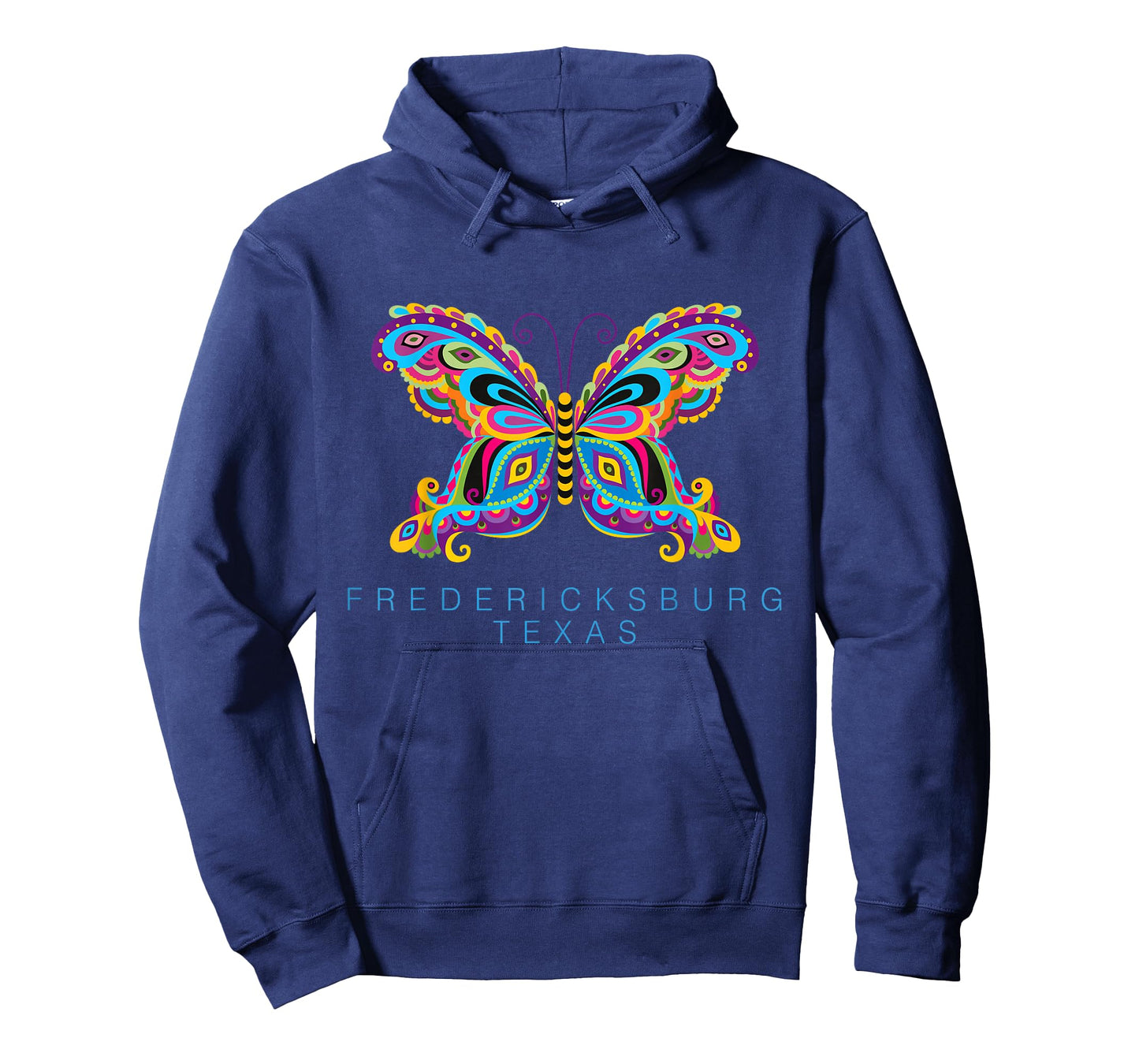 Fredericksburg Texas Souvenir Butterfly Graphic T-Shirt
