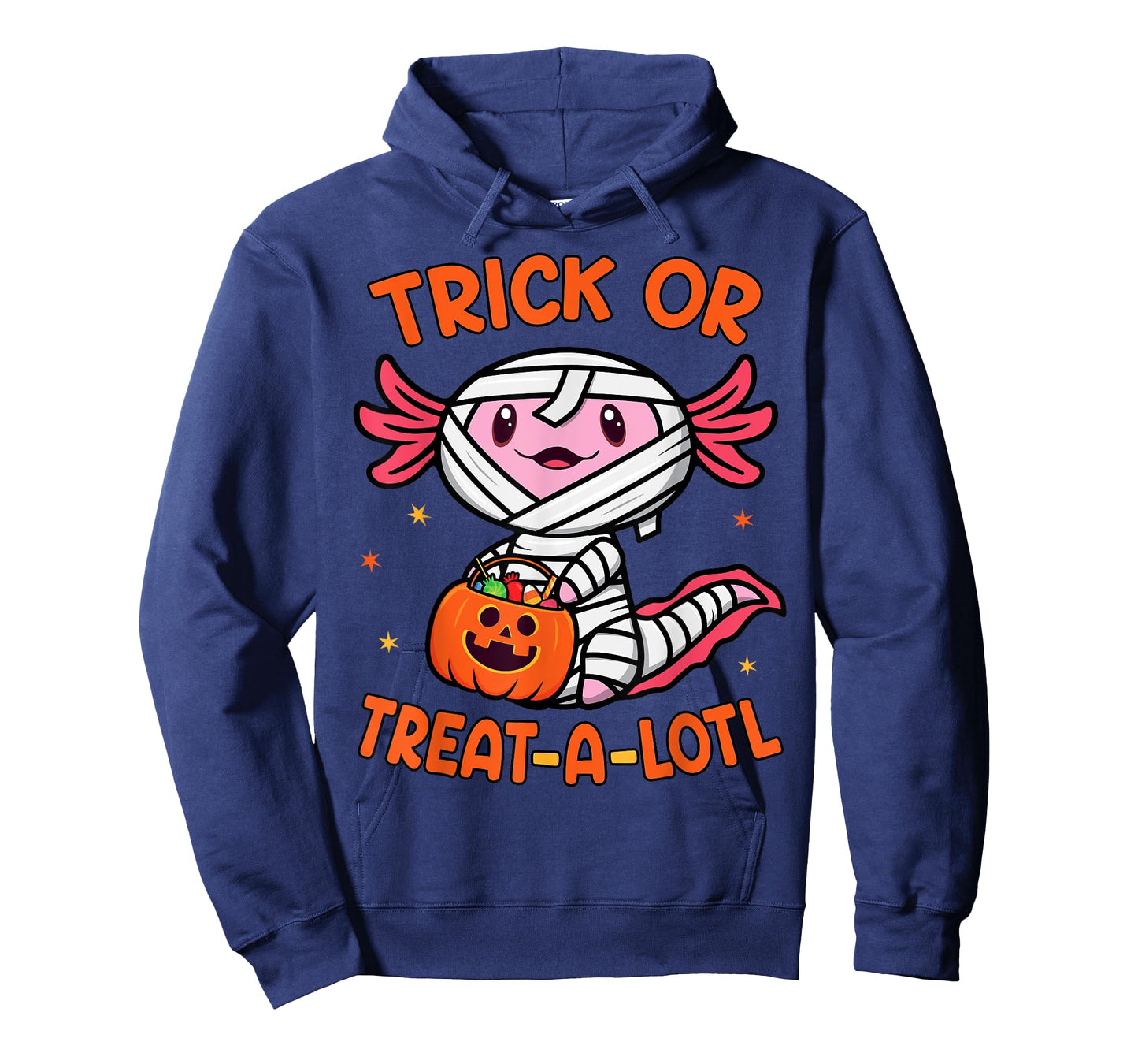 Trick or Treat A Lotl Axolotl Halloween Costume Toddler Kids T-Shirt