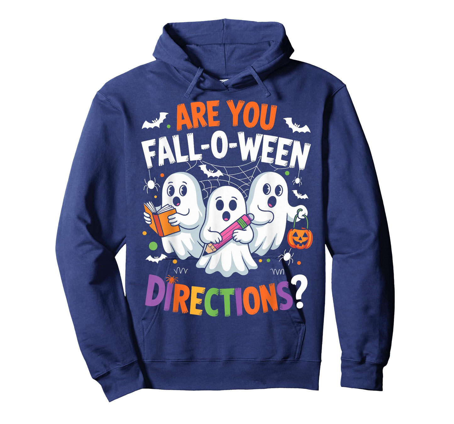 Funny are You Fall O Ween Directions Teacher Halloween Ghost T-Shirt