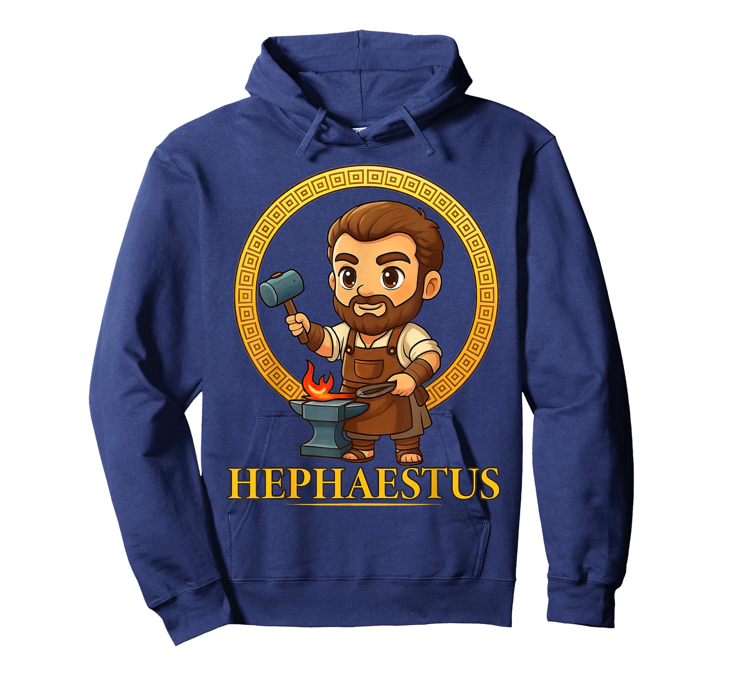 Cute Greek Mythology God Hephaestus Ancient Greece Chibi T-Shirt