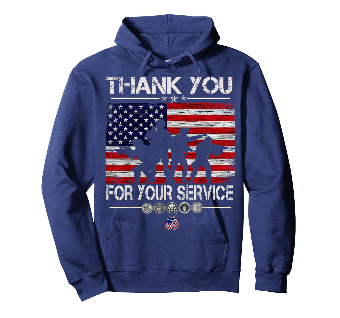 Thank You For Your Service Patriotic Veterans Day T-Shirt