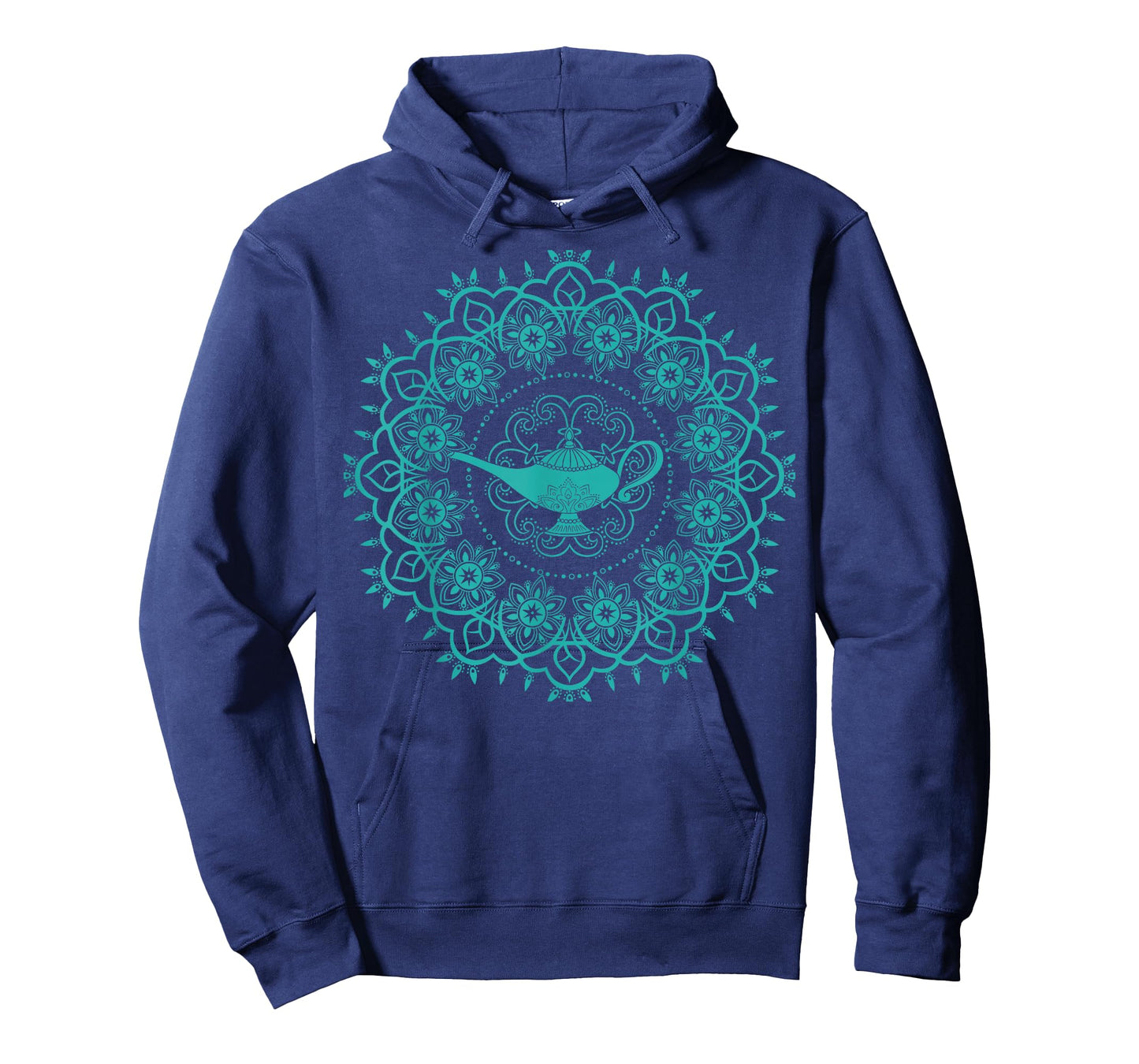 Disney Aladdin Genie's Lamp Teal Mandala T-Shirt