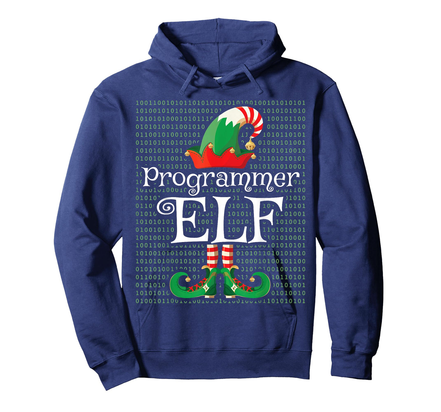 Programmer Elf Shirt Funny Costume Matching Elf Christmas T-Shirt