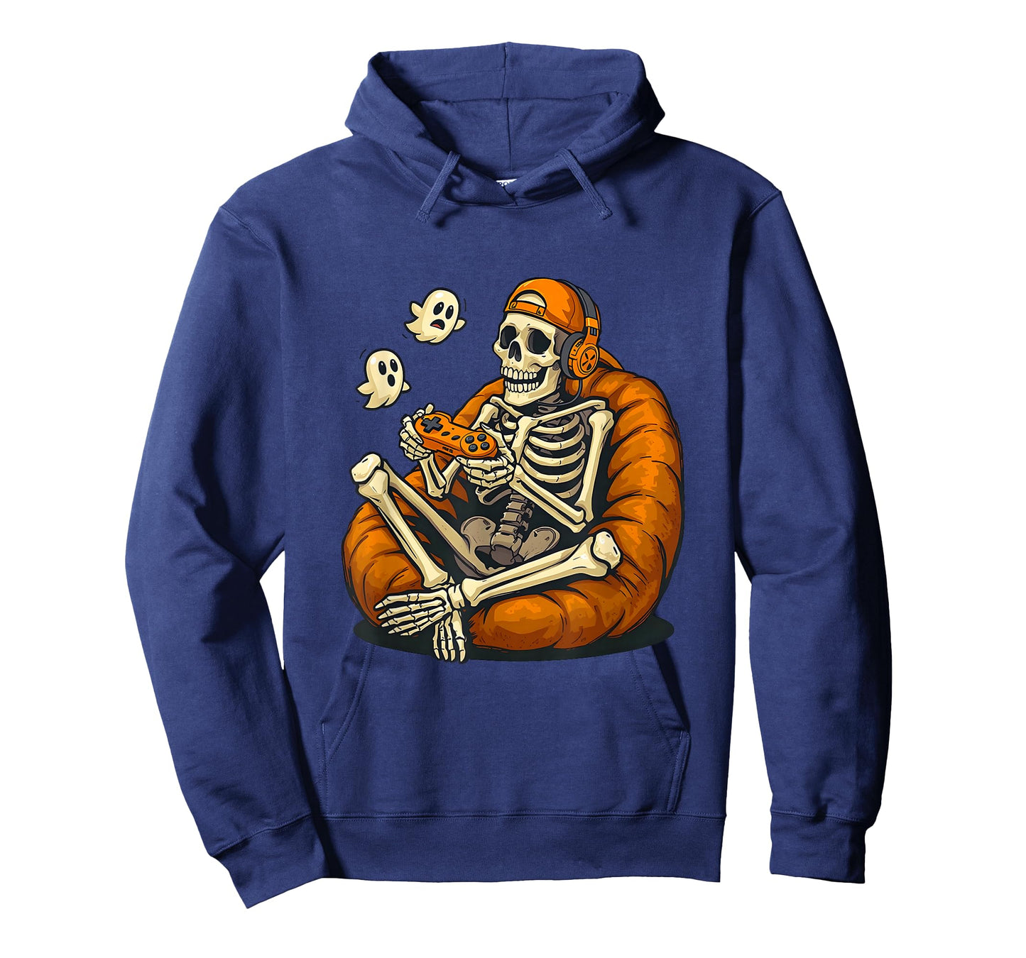Halloween Skeleton Gamer Video Gaming Boys Men Kids Tees T-Shirt