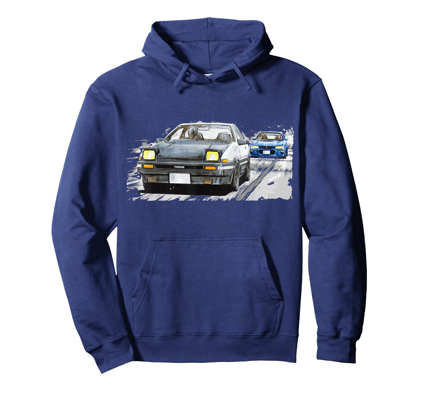 JDM Car Street Drift Race - 86 VS gc8 version 5 anime rally T-Shirt