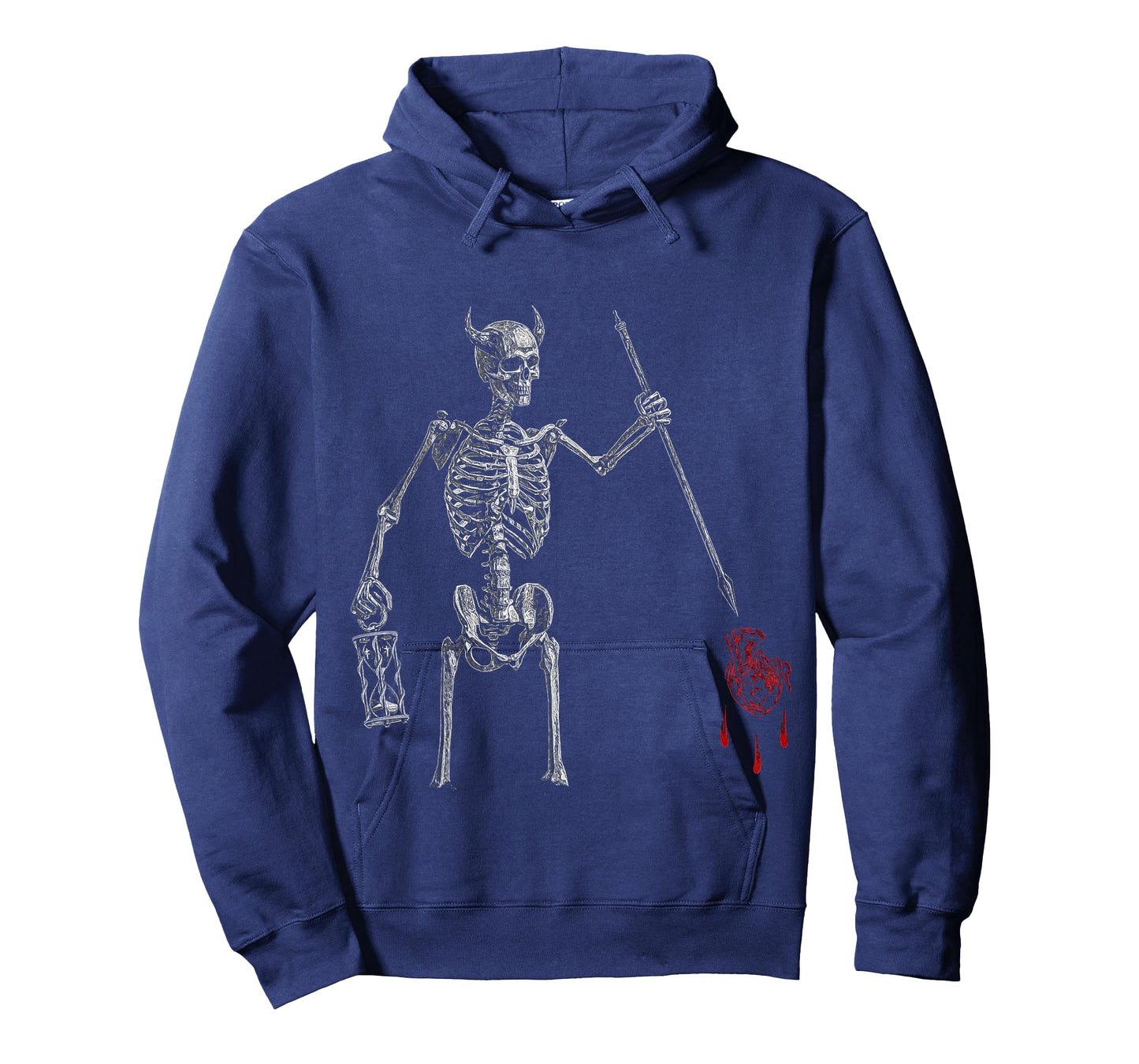 Blackbeard Pirate Skeleton Caribbean Battle Flag T-Shirt
