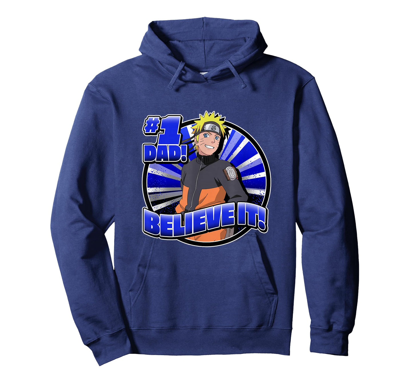 Naruto Shippuden #1 Dad Believe It! Father's Day Anime T-Shirt