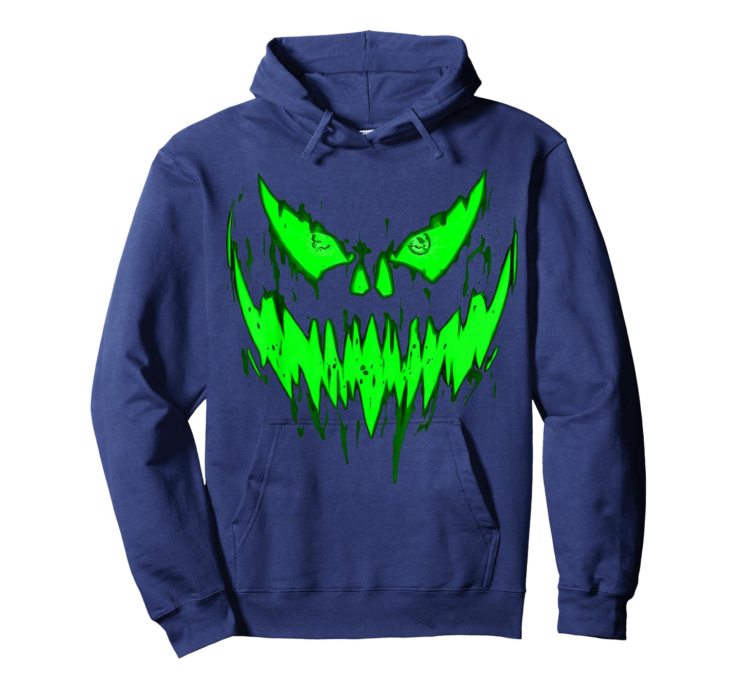 Halloween Scary Evil Pumpkin Face Jack O Lantern Design T-Shirt