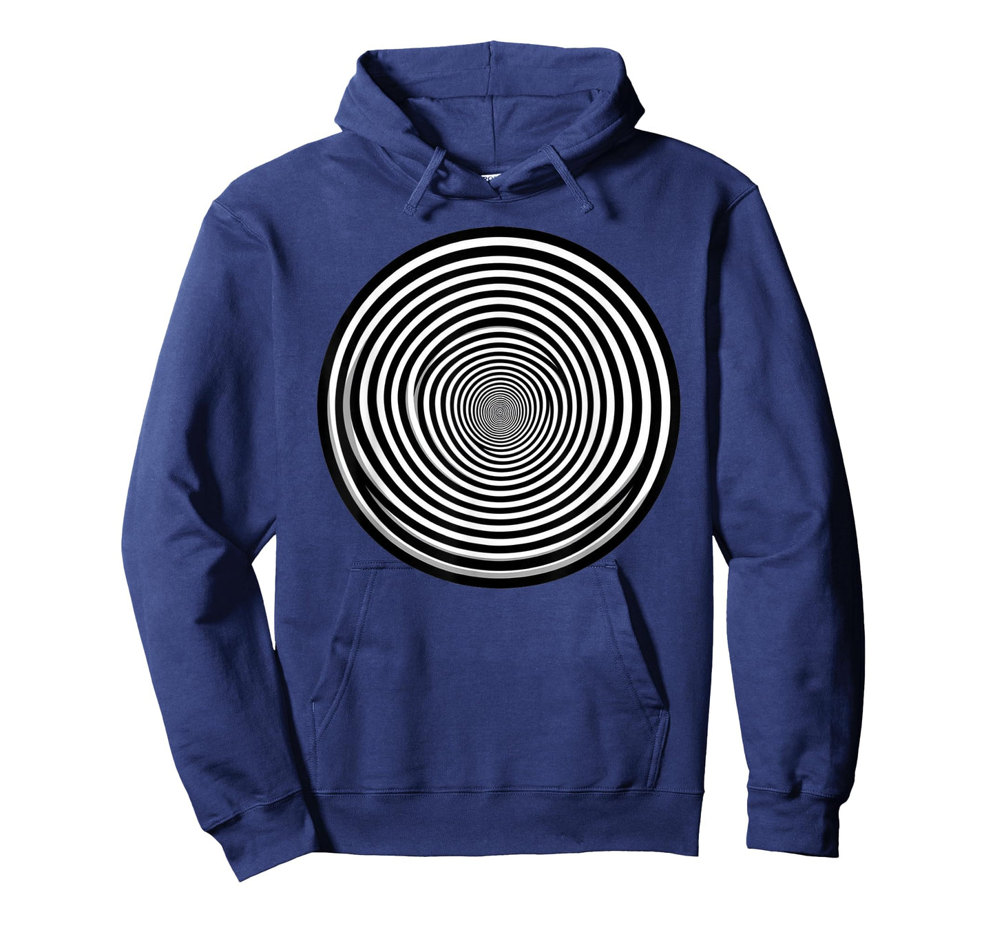 Black And White Swirl Optical Illusion T-Shirt