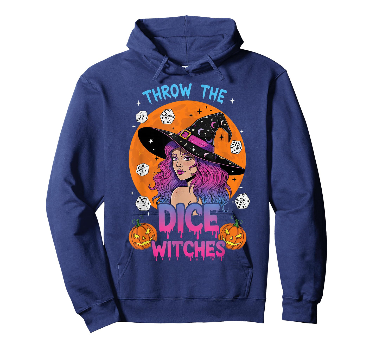 Bunco Halloween Throw The Dice Witches Bunco Game for Women T-Shirt