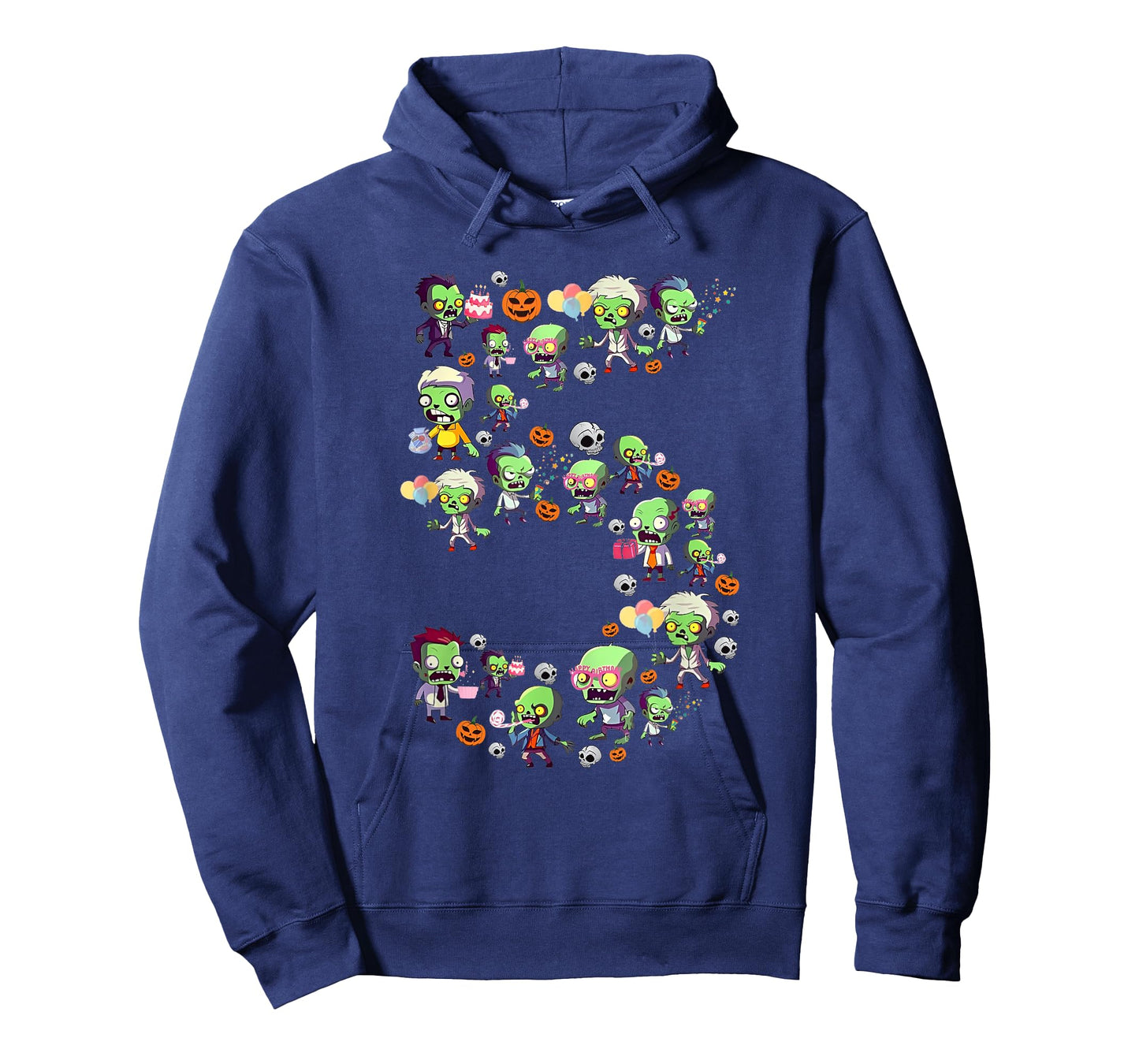 Halloween 5 Years Old Boy It's My 5th Birthday Zombie Lover T-Shirt