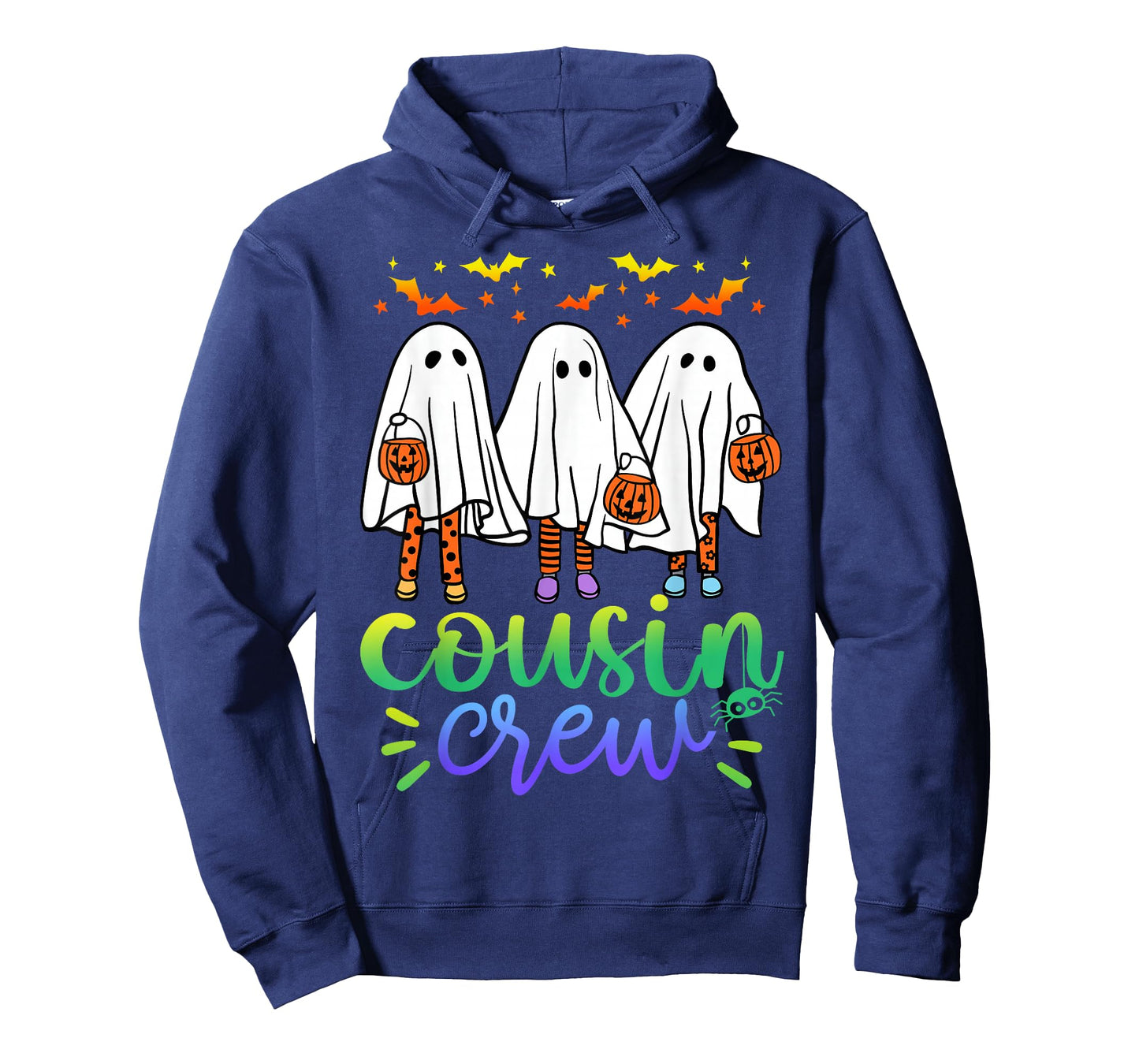 Boo Cousin Crew Halloween Ghost Trick Treat Squad Matching T-Shirt