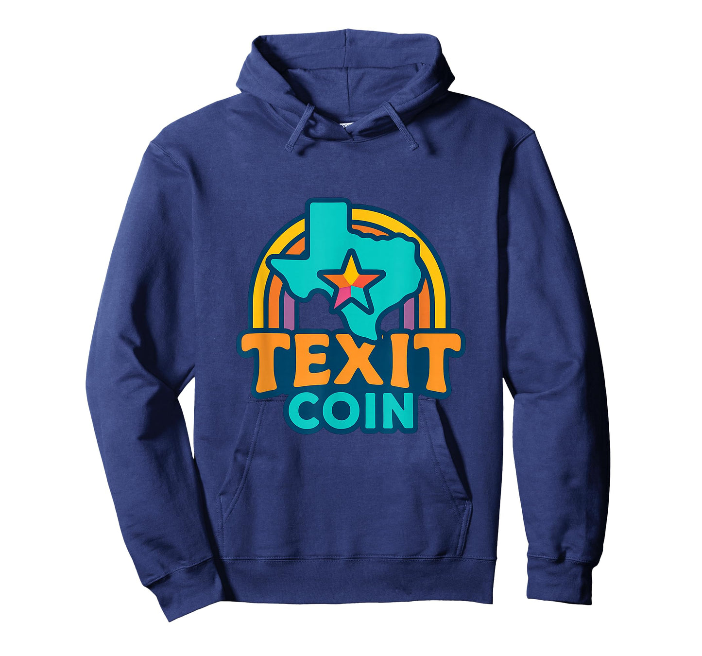 Texit Coin Retro Texas Design Bold Star State Crypto T-Shirt