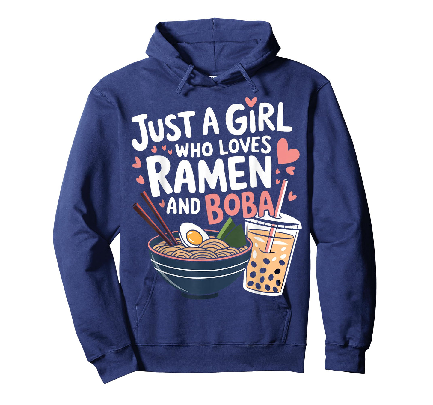 Just a Girl Who Loves Ramen and Boba Design Boba Ramen T-Shirt