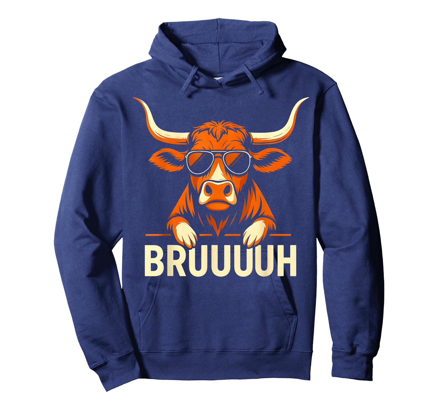Vintage Retro Bruh Longhorn Meme Gift for Men Women Kid T-Shirt