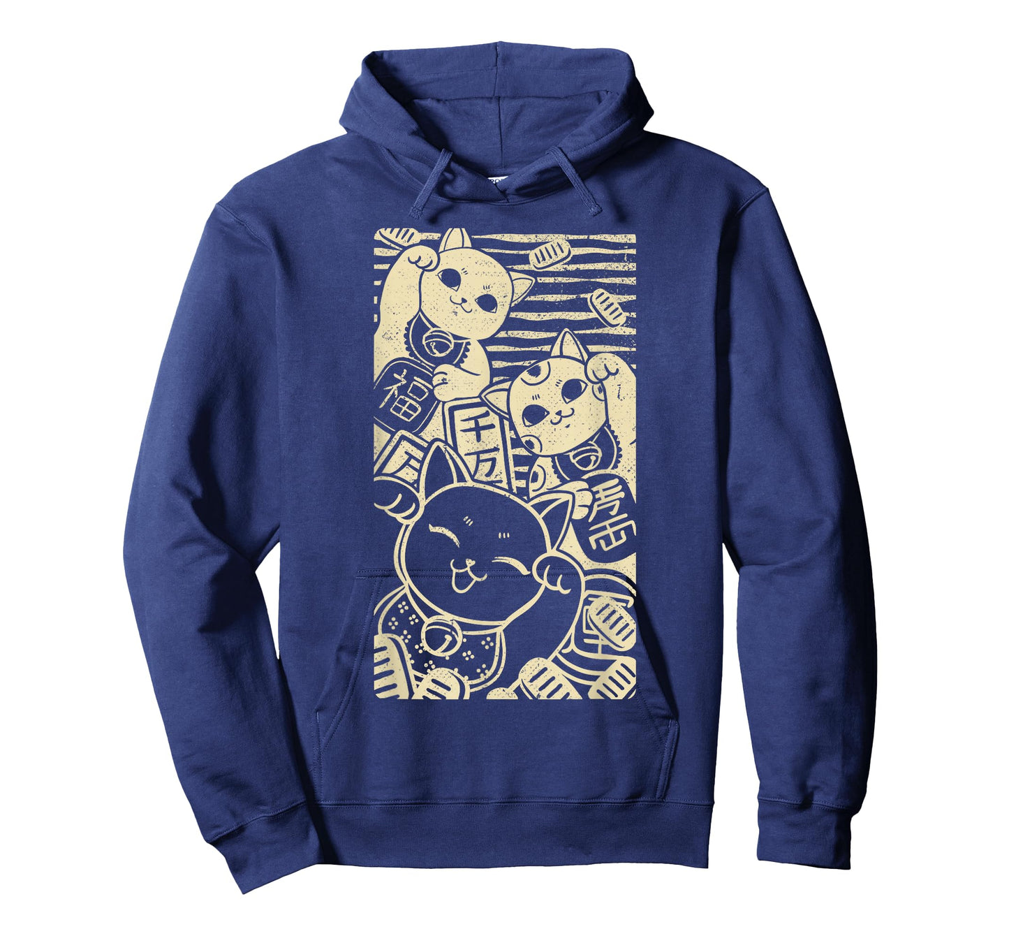 Maneki nekos - Lucky Cats Japanese Style Design T-Shirt