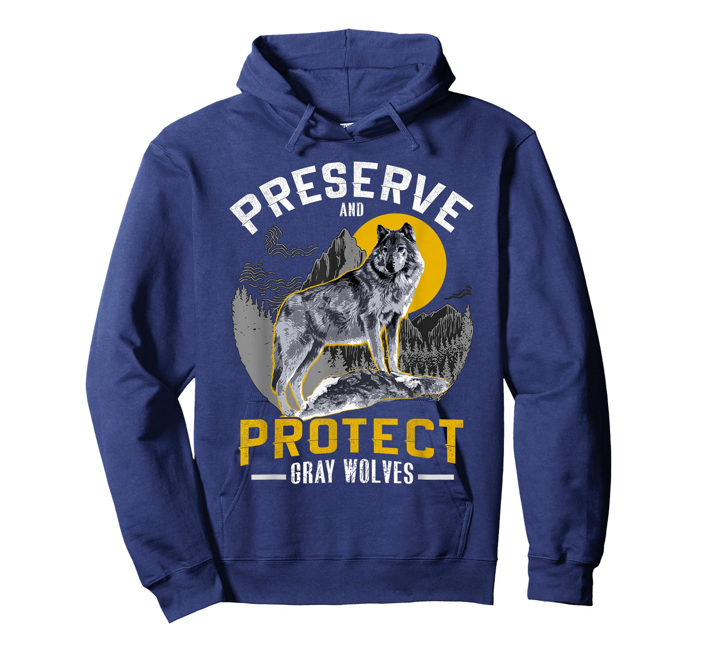 Preserve and Protect Gray Wolves - Cool Men, Women and Kids T-Shirt