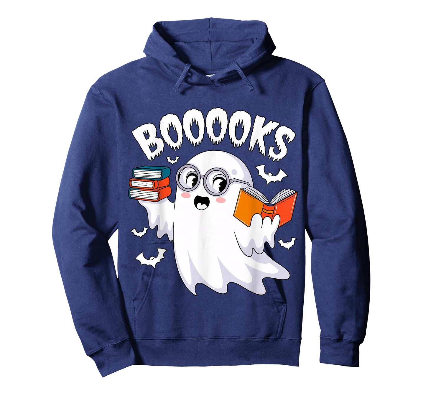 Boooooks Ghost Reading Books Librarian Halloween Costume T-Shirt