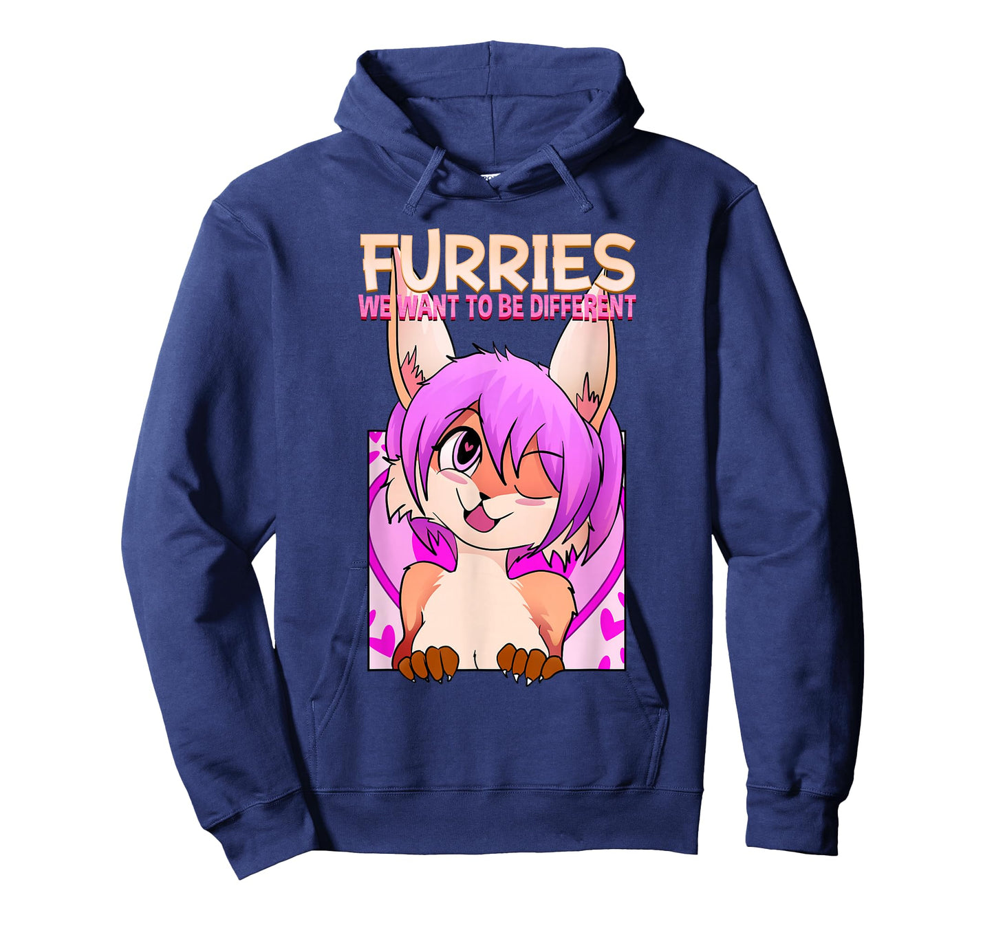 Furries We Want To Be Different I Cute Anime Furry Fandom T-Shirt