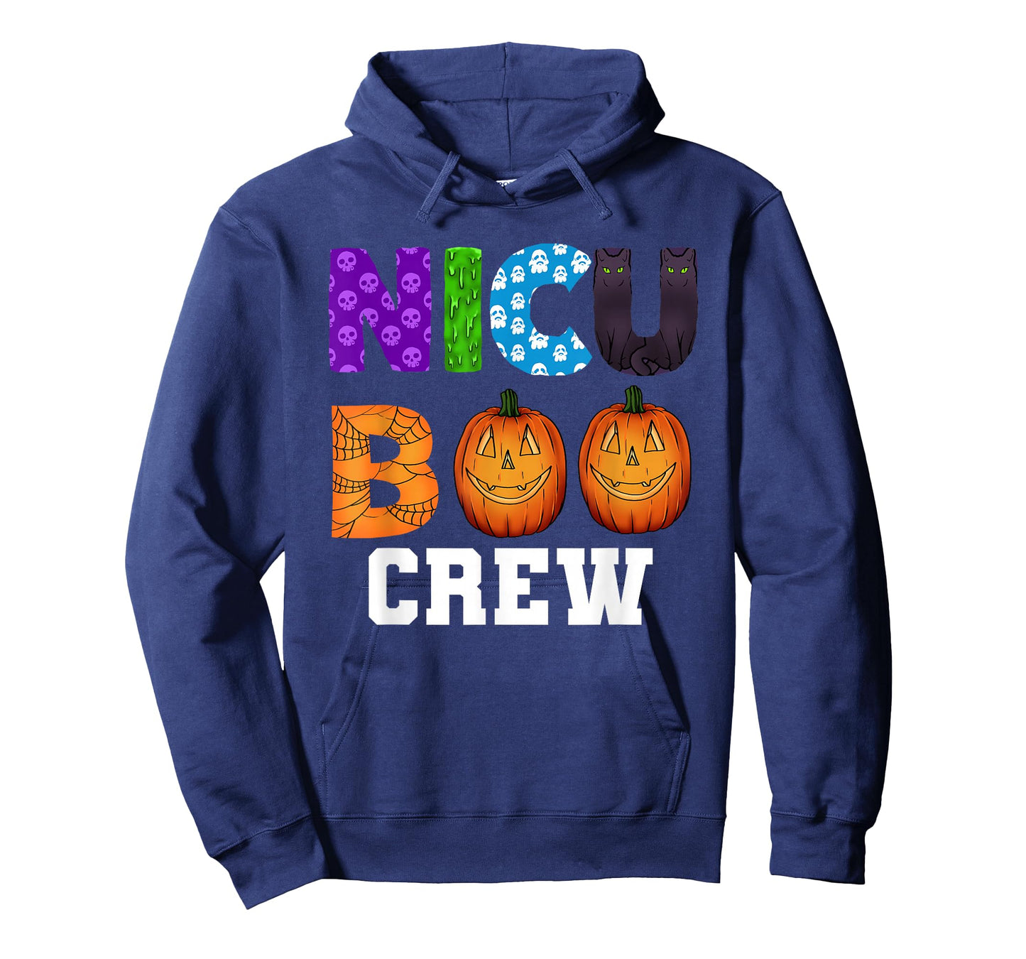 NICU Boo Crew Scary Halloween Neonatal Nurses T-Shirt