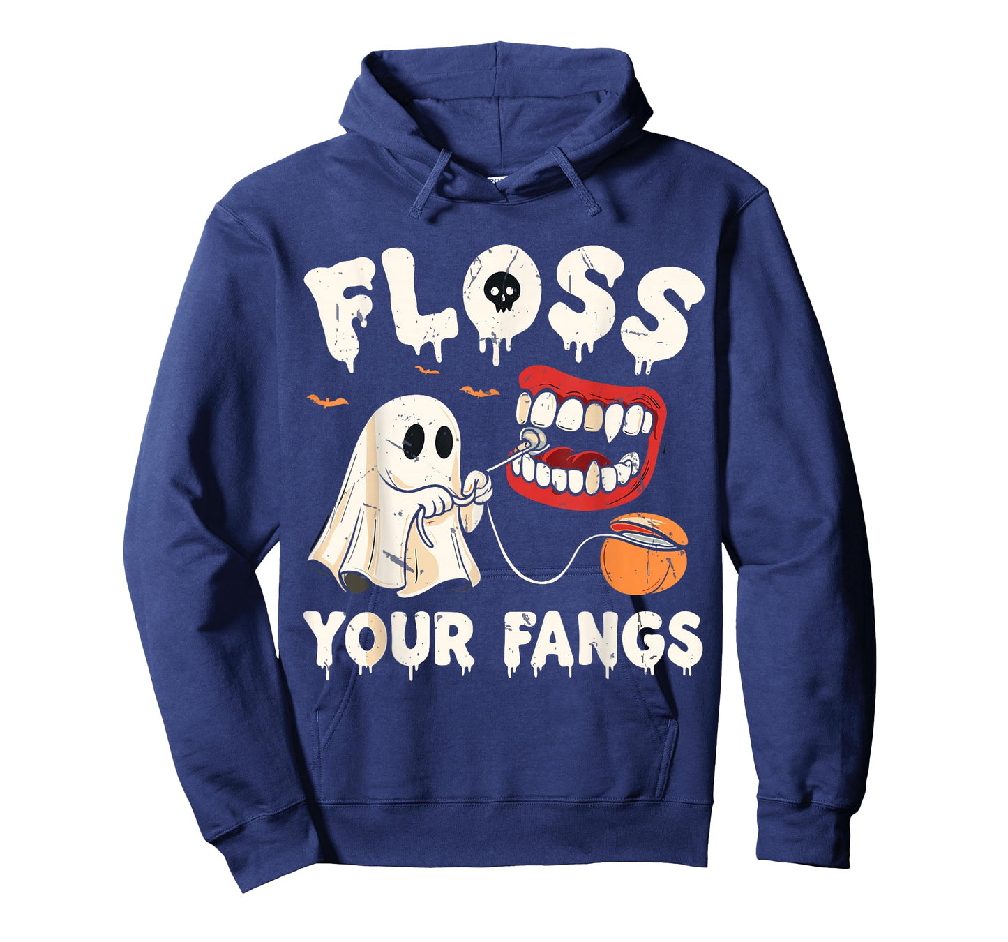 Floss Your Fangs Boo Dental Halloween Spooky Dentist T-Shirt T-Shirt