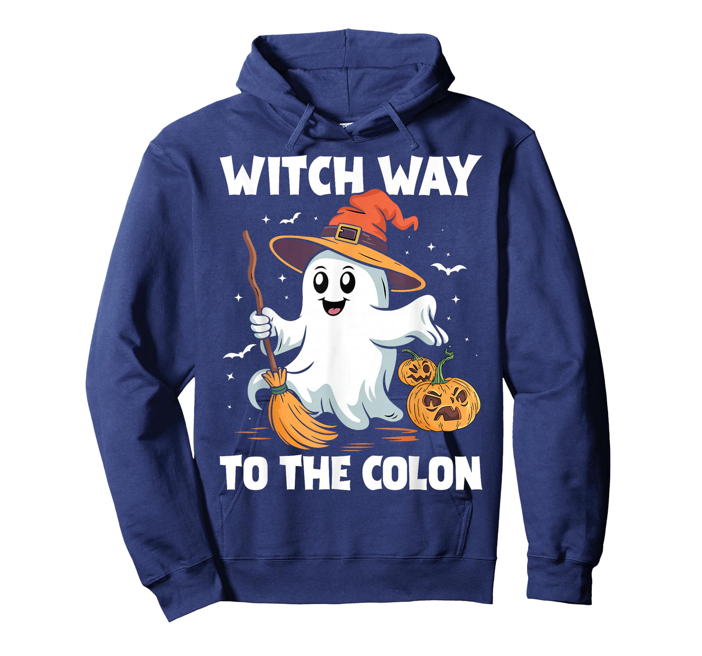 Witch Way to the Colon Cute Ghost Halloween Endoscopy Nurse T-Shirt