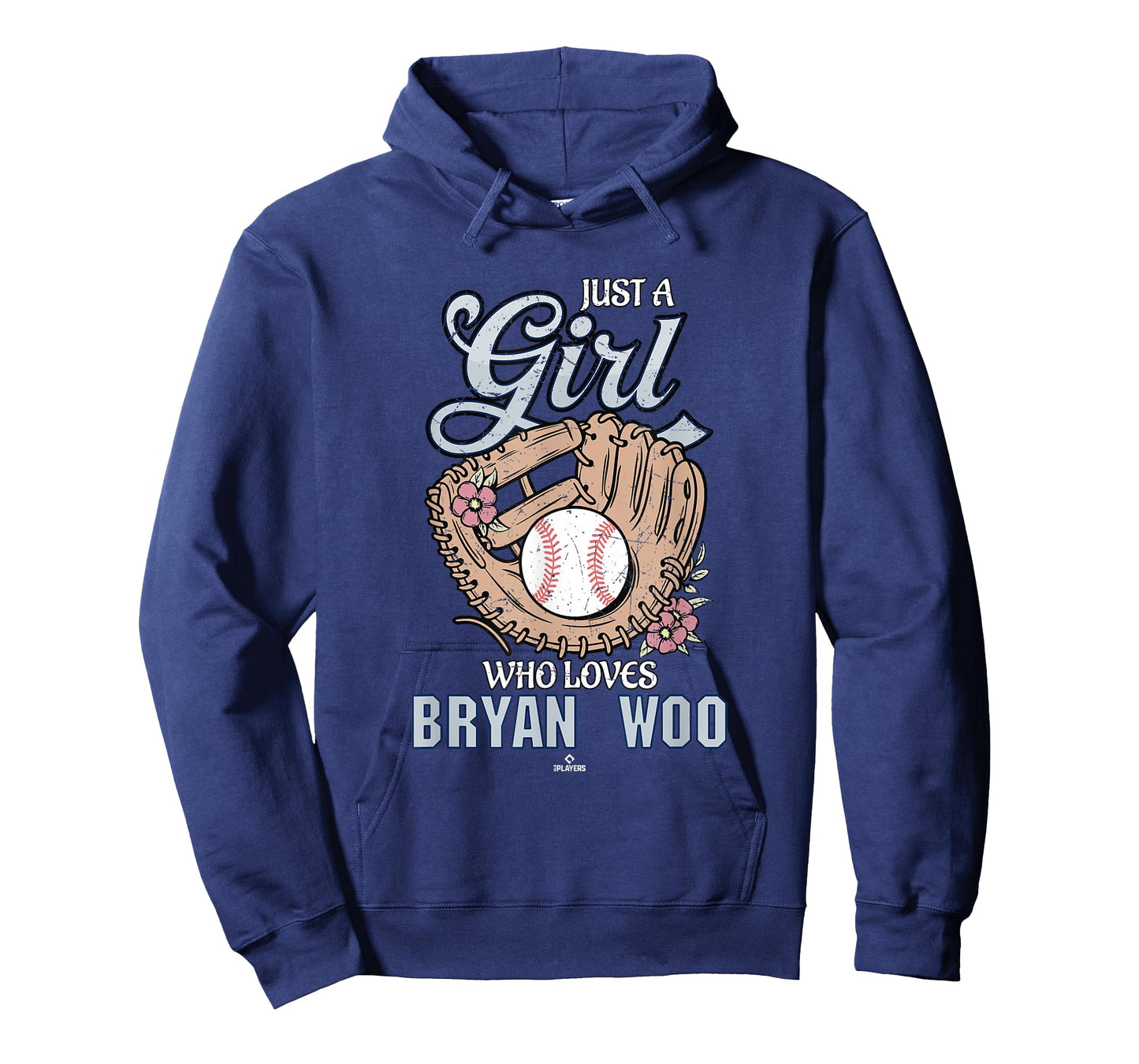 Just a Girl Who Loves Bryan Woo Seattle Baseball MLBPA T-Shirt