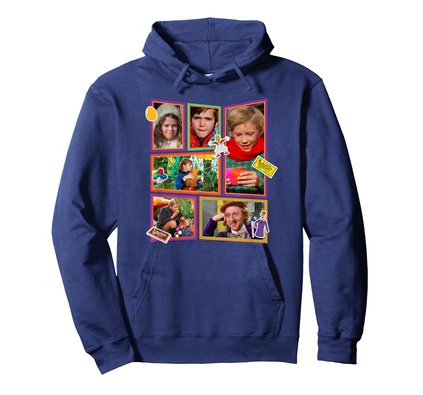 Willy Wonka And The Chocolate Factory Kids Boxed Up Frames T-Shirt