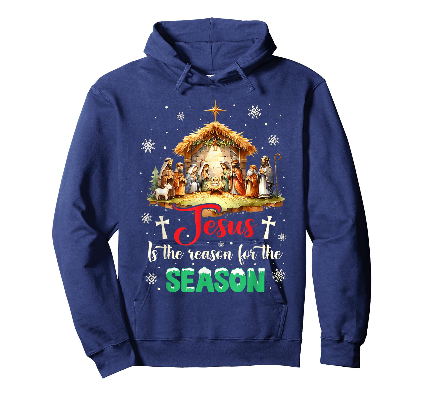 Jesus is The Reason for The Season Christian Faith Christmas T-Shirt