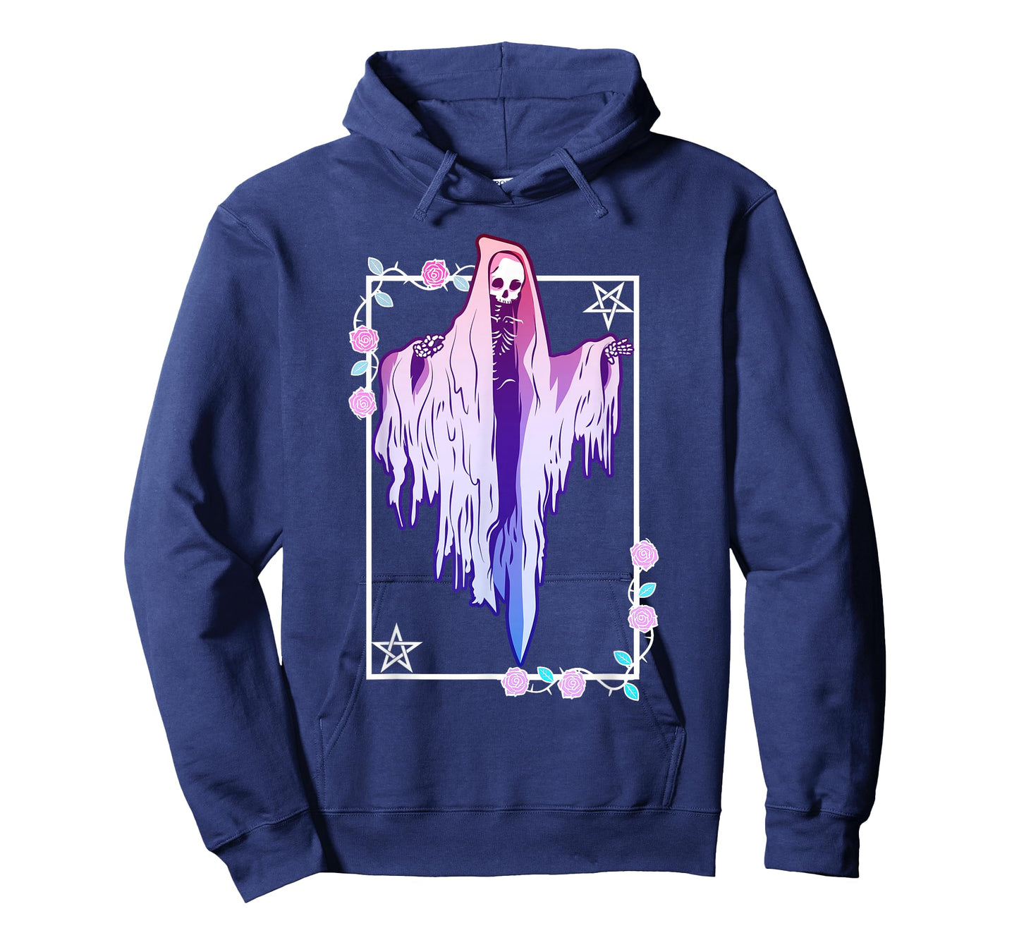 Pastel Goth Ghost Tarot Style T-Shirt