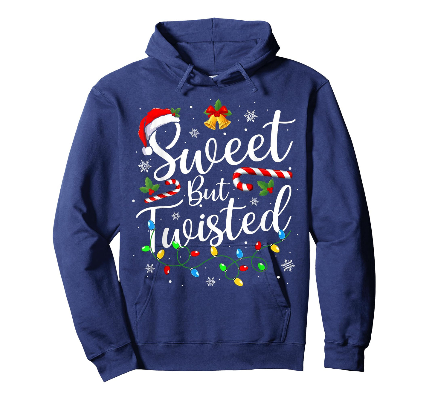 Sweet But Twisted Funny Christmas Candy Cane Xmas Holiday T-Shirt